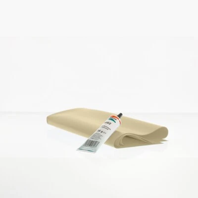 EVOLUTION Schwimmbadfolie Reparatur Set Sandfarben 20 x 30 cm mit Kleber 0,8 mm Folie Pool