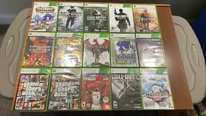 Xbox 360 Video Game Lot Bundle of 34 Microsoft Sports Fantasy Action CIB - Picture 1 of 14