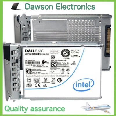 NEW Dell Intel P4510 4TB PCIe 3.1 x4 NVMe U.2 PowerEdge 14Gen 16G 15G Server SSD - Image 1 of 3