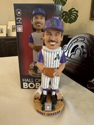 Randy Johnson HOF Bobblehead Arizona Diamondbacks Yankees Mariners FOCO Hall - Image 1 of 2