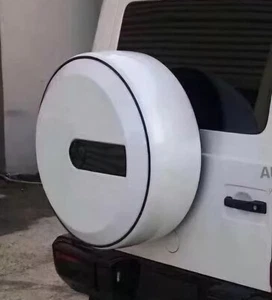 Mercedes Spare Wheel Tire Ring Cover White W463 W464 G500 G550 G63 G65 G Wagon - Picture 1 of 3