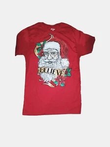 Camiseta Holiday Time Santa Believe Talla PEQUEÑA (34-36) - Imagen 1 de 3