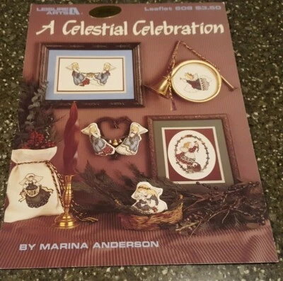 A Celestial Celebration Marina Anderson Leisure Arts Cross Stitch Pattern 608 - Image 1 of 2
