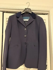 Women's Equestrian Romfh Show Coat in navy Size 2 Regular NWT - Picture 1 of 3
