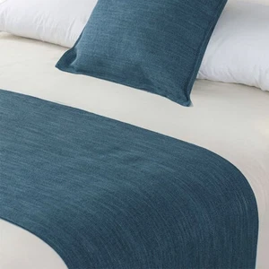 Corredor de cama marino Linen Look de Jason - Imagen 1 de 6