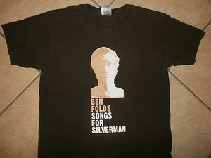 BEN FOLDS T-SHIRT Songs For Silverman 5 Five Concert Tour Piano Indie YOUTH MED - Bild 1 von 2