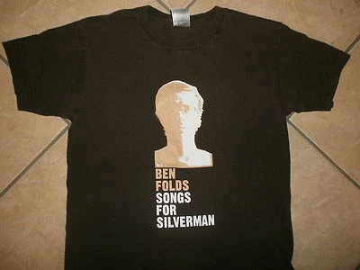 BEN складывает футболка песни для Silverman 5 пять концерт тур фортепиано инди молодежи MED - Изображение 1 из 2