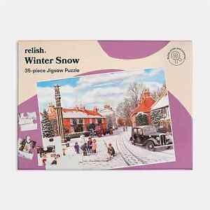 🆕 relish - Winter Snow Jigsaw Puzzle - Dementia & Memory Aid - 35 Piece