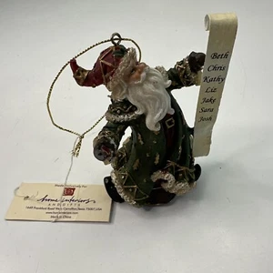 Home Interiors Santa Claus Christmas Tree 3" Ornament - Picture 1 of 4