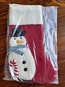 pottery barn Holiday Christmas stocking Snowman frosty Disney gift party - Picture 1 of 23