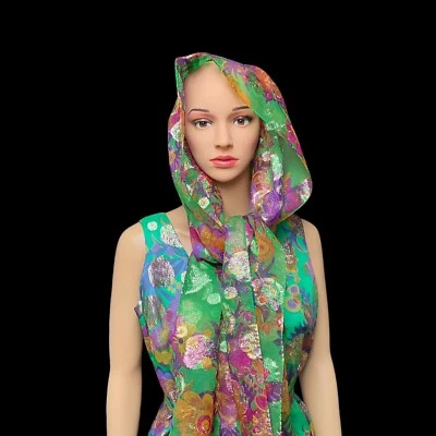 Nelly de Grab 1960s 4 Piece Skirt Set Evening Designer Metallic Emerald Green - Image 1 of 4