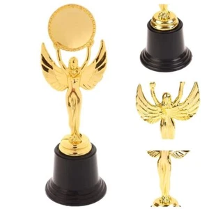 Plastic Reward Prize Cup Small Gold Statue Children's Performances Figurines - Photo 1/10
