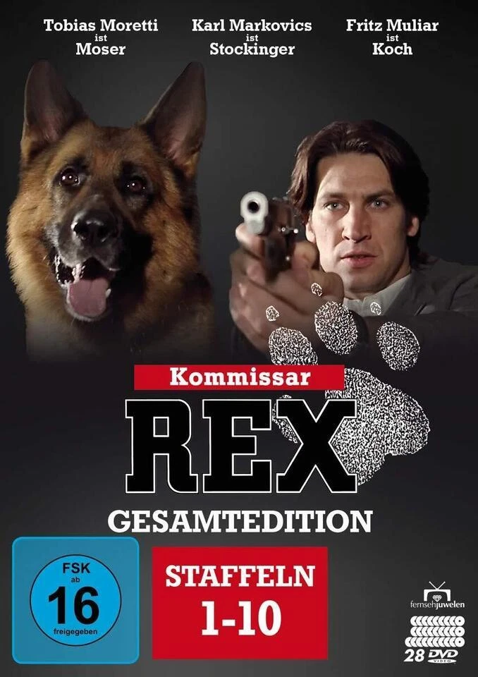 Kommissar Rex - Gesamtedition (DVD, 2019, 28 Discs + Bonus-Disc)