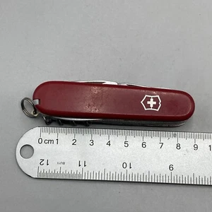 Victorinox Vintage Mountaineer Swiss Army Knife - Red (Pre-1991) *No MP Hook* - Picture 1 of 16