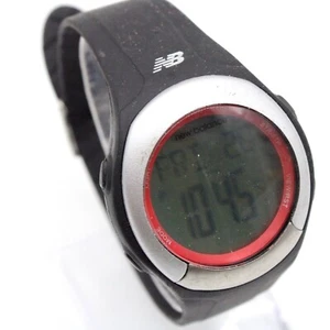 Vintage New Balance Digital Watch Men Silver Tone Stainless Steel Sports Running - Picture 1 of 8