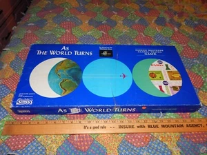Gioco da tavolo vintage come gira il mondo 1966 Parker Brothers - Foto 1 di 2