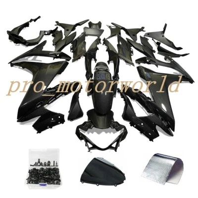 Kit de carenado de fibra de carbono con pernos para Suzuki GSX250R 2017-2024 juego de carrocería negro Foto 1 de 4