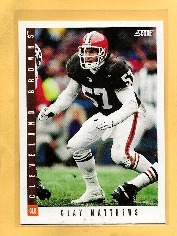 CLAY MATTHEWS - 1993 Score - #175 - Browns - Comb. Shipping - Image 1 of 1