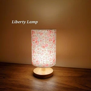 Table lamp living room, Liberty of London Fabric Lamp, Handmade in USA, Small Sz - Picture 1 of 10