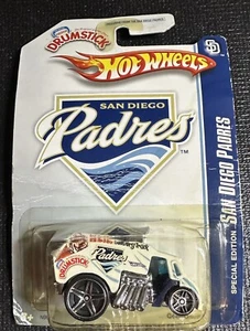 San Diego Padres Hot Wheels Cool Ones Drumstick Ice Cream Delivery Truck - Picture 1 of 9