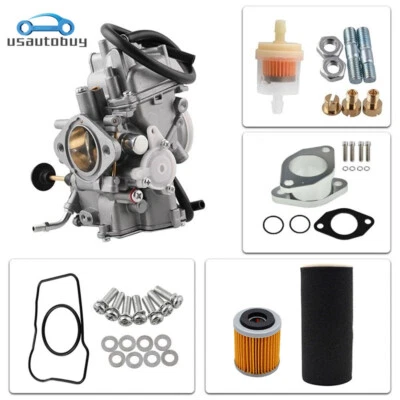 Carburador con filtro de aire filtro de aceite para Yamaha Wolverine 350 YFM350FX 4x4 1995 Foto 1 de 4