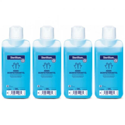BODE CHEMIE GMBH Sterillium 500ml 4 Stück Händedesinfektionsmittel Hartmann Bode