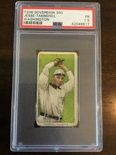 Jesse Tannehill 1909-11 T206 Sovereign 350 PSA 1.5 Fair Washington