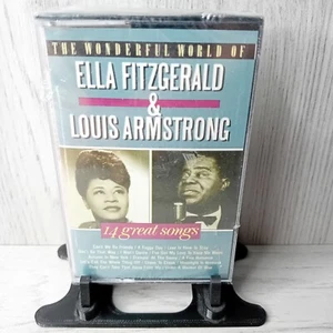 ELLA FITZGERALD & LOUIS ARMSTRONG 14 GREAT SONGS CASSETTE TAPE ALBUM -NEW SEALED - Picture 1 of 3