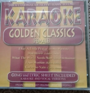 Karaoke CD+G Golden Classics Female New Sealed - Picture 1 of 1