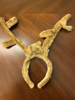 Оленьи рога новинка Рождественский обруч для волос, совершенно новый, супер мягкий, регулируемый - Изображение 1 из 4