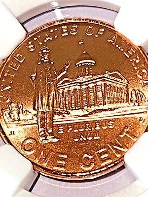 2009 Lincoln Cent SMS Bronze Professional Life NGC MS69 RD! - Image 1 of 4