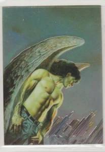 1994 BORIS VALLEJO'S METAL ANGEL MALE ART CHROMIUM CARD # 10 EX - Picture 1 of 2