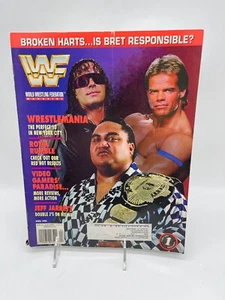 WWF Wrestling Magazin April 1994 Bret Hart Lex Luger Yokozuna Cover - Bild 1 von 5