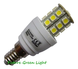 E14 SES 24 SMD LED 240V 3,8W 370LM LAMPADINA BIANCA ~50W - Foto 1 di 2