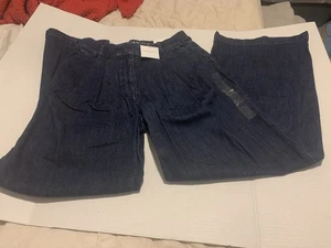 American Eagle Wide Leg Hose Jeans Stretch Regular Neu mit Etikett 0 25W - Bild 1 von 13