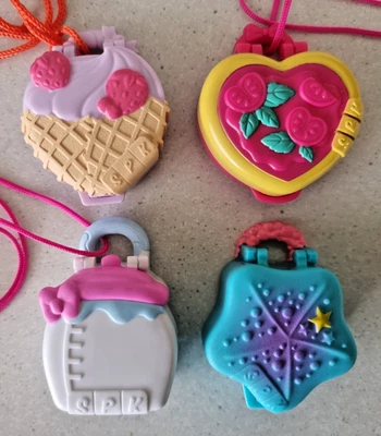 Shopkins Season 1 "Lil' Secrets" Secret Lockets - Lot of 4 with Teeny Shoppies - image 1 of 4