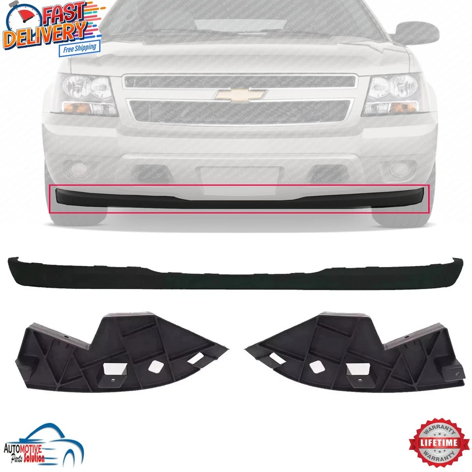 NEW FRONT BUMPER VALANCE LEFT RIGHT BRACKET 3PC FOR 2007-2014 AVALANCHE SUBURBAN - Image 1 of 4