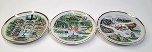 Lot of 3 Vintage 4" Collectors Plates - Georgia, Tennessee, North Carolina - Picture 1 of 8