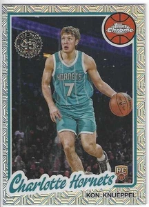 2025-26 Topps KON KNUEPPEL Hornets novato 45 aniversario Silver Pack Mojo Refractor - Imagen 1 de 2