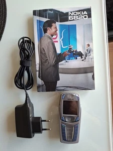Handy Nokia 6820 silber   (Ohne Simlock) Klapphandy - Bild 1 von 4