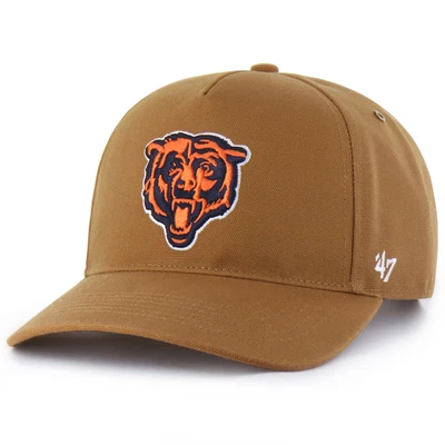 Chicago Bears Carhartt x '47 Enganche Ajustable Snapback Gorra Gorra Hombres NFL Marrón Foto 1 de 4