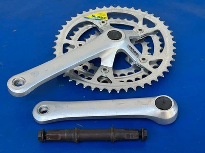 Juego de bielas triple 48/38/28 Shimano Exage 170 mm Biopace brazos de biela FCM250 Foto 1 de 4