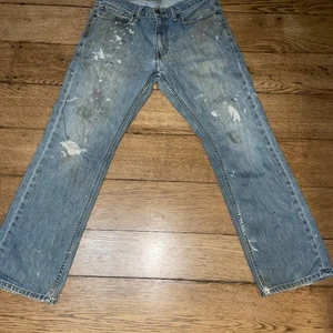 Levi’s 550 Relaxed Fit Vintage Faded Distressed Holes Paint 32x32 Levi Red Tab - Bild 1 von 9