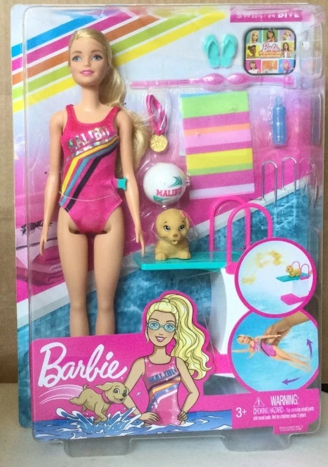 Muñeca Barbie Dreamhouse nadadora/buceadora Foto 1 de 1