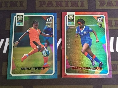 2023 Panini Donruss World Cup Kerly Theus Batcheba Louis RC 59/99 172/299 Haiti - Image 1 of 2