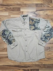 Cabela’s Hunting Shirt Men’s L Seclusion 3D Camo Padded Shoulder Long Sleeve - Picture 1 of 7