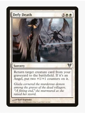 Defy Death | MTG Avacyn Restored | EDH Angel Tribal Reanimator Staple | LP - Image 1 of 3