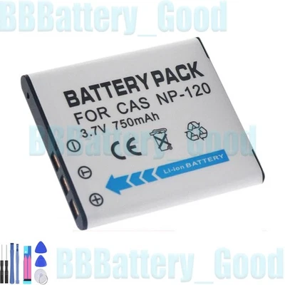 1x Batería para Casio NP-120 NP120 Exilim EX-S200 S300 Z31 Z680 Z690 ZS10 Foto 1 de 4