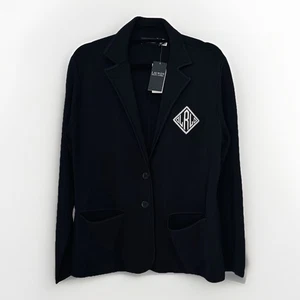 NWT Lauren Ralph Lauren Bouillon Sweater Blazer Size LG NEW $265 - Picture 1 of 8