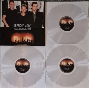 Depeche Mode - Live in Vienna 1998, The Singles Tour, 3LP clear vinyl, Very rare - Bild 1 von 5